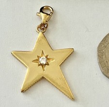 Thomas Sabo Charm Pendant. Gold Plated Sterling Silver. New In Package.