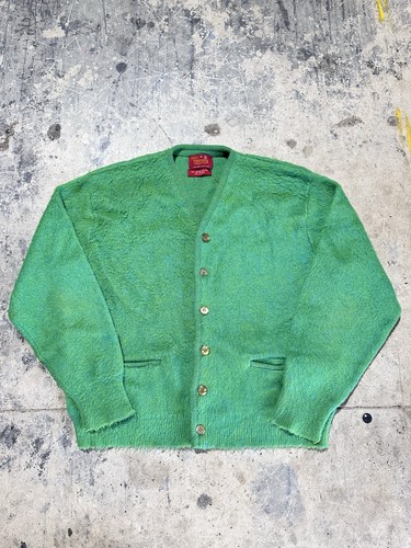 Vtg 60s lime green mohair - vtg,