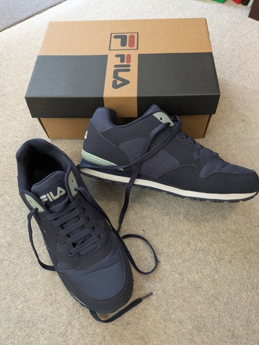 Navy mens fila - navy, trainers