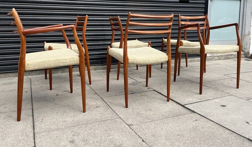 Set six 1950s danish model - 1950s,