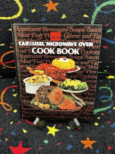 Vintage cookbook carousel - cookbook,