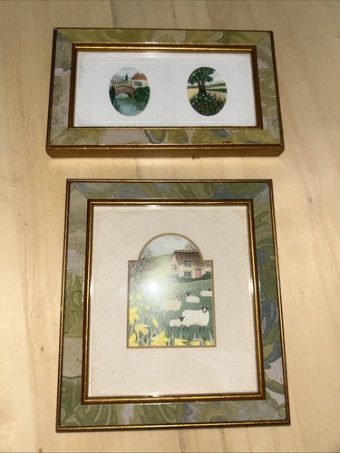 Pair framed sharon jervis - of,