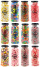 GIFT JARS of RETRO SWEETS Candy Wedding Favours Kids Treat Party Bags Bulk Candy