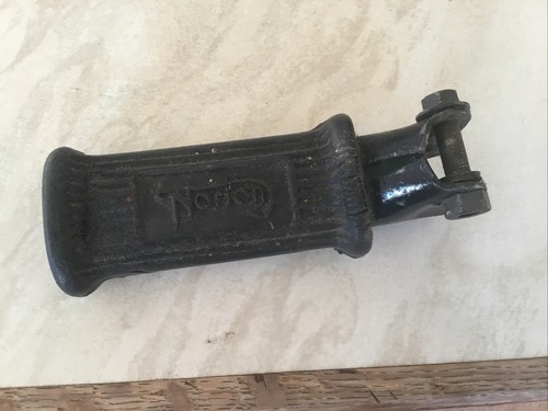 Norton rear foot peg - norton, 7