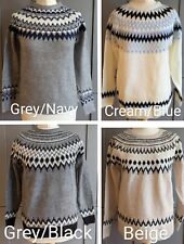 Boohoo fair isle jumper