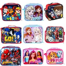 Childrens Insulated Lunch Pack Box Bag Kids Boys Girls School Food Picnic Box 