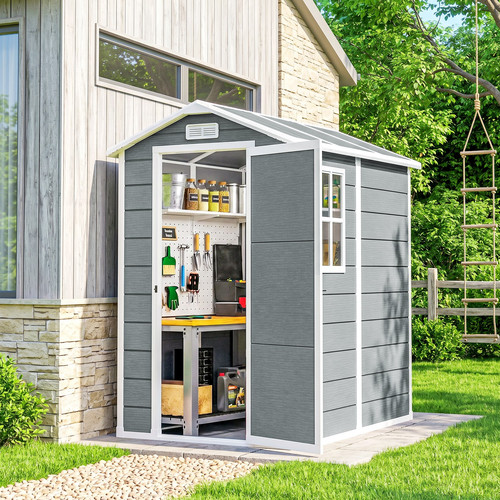 6ft plastic garden shed - 6ft,