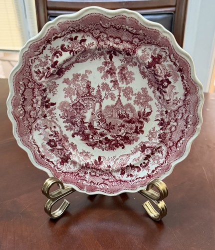 Antique transferware plate - antique,
