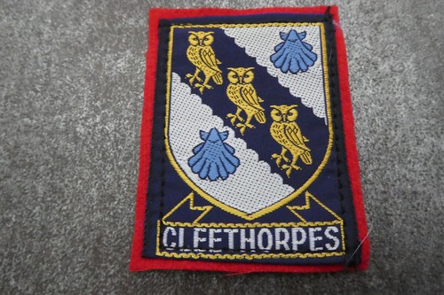 Cleethorpes woven cloth patch - cleethorpes,