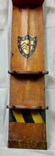 Antique Clare College, Cambridge University Rowing Oar Blade Wall Rack, Shelf