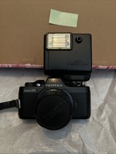 Pentax   Automatic  110 Film Camera Black with Auto Winder