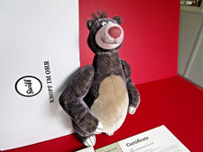 STEIFF JUNGLE BOOK BALOO 28CM MOHAIR MUSICAL BEAR , BOXED