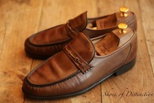 Barker Tan Brown Leather Penny Loafers Shoes Men's UK 9 US 10 EU 43