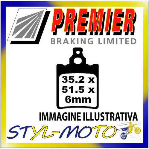 Rear organic brake pads - rear,