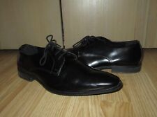 Mens DUNE Whaley Black Patent Leather Lace Up Dress Oxford Shoes EU 44/UK 10 VGC