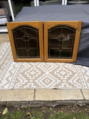 Pair kitchen doors - doors, solid
