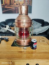 Ships Lantern, Lamp, Light.  Copper, Brass.  Masthead. Large