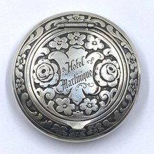 Antique Silver Compact