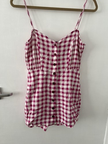 Zara pink and white gingham