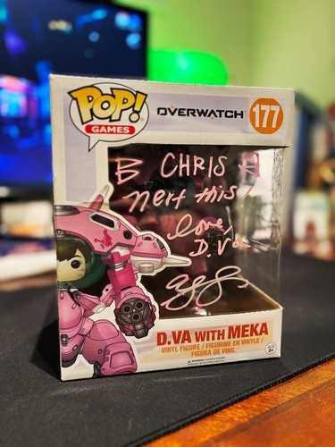 With meka funko - d.va, pop