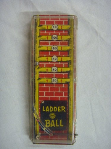 Tin plate toy - tin, ladder