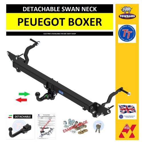 Detachable towbar for - detachable, peugeot