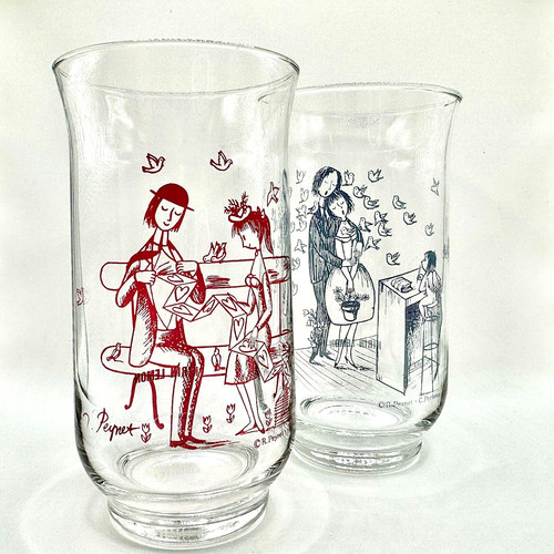 Vintage raymond peynet lovers - peynet,