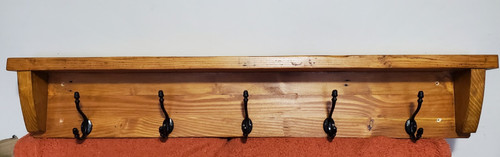 Rustic wall mounted coat - rustic,