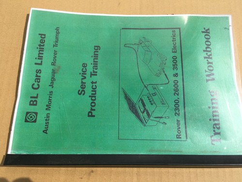 Rover sd1 electrics service - rover,