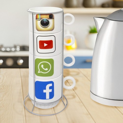 Set social media - set, of