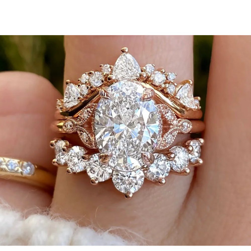 Diamond ring wedding gold lab - diamond,