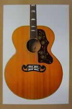 11x15cm greeting card feat. GIBSON J-200 GUITAR DETAIL , #abl