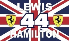 Lewis hamilton flag 5x3 - hamilton,
