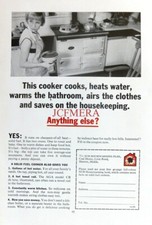 'AGA' Solid-Fuel Cooker/Heating Range #3, Original 1960s Advert Print : 665-51