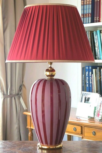 Table lamp italian majolica - in,