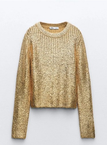 Zara woman metallic - woman, crackled