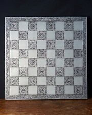 Vintage Metal Chess Board