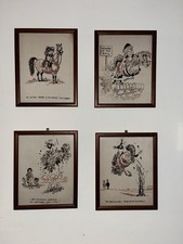Set of 4 Vintage Norman