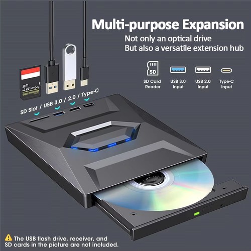 7in1 external drive - external, optical