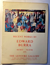 Recent works by Edward Burra