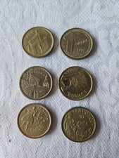 Spain Five Pesetas Coins 1990s
