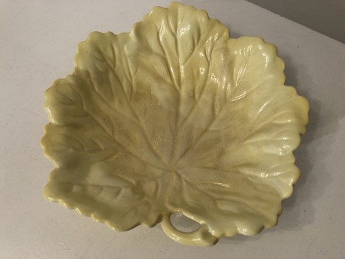 Carlton ware large yellow - yellow, leaf