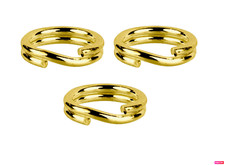 3 x 9ct Yellow Gold 5mm Split