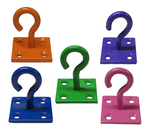 Horse tie hook plates - horse, on