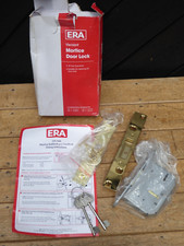 ERA Viscount Mortice Door Lock ( Unused ) ERA  5 Lever Deadlock - 2 Keys  (S