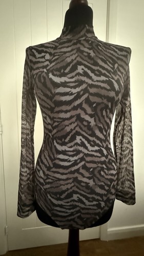 Allsaints grey and black tiger - grey,