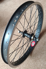 Onza T-Bird Rear Wheel  20" Black  Araya Spokes 39mm. Threaded Hub