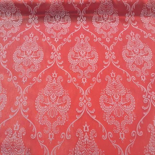 Damask velvet flock organza - 2,