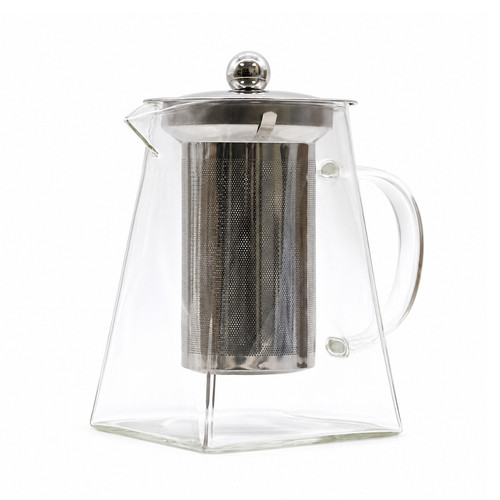 Glass infuser teapot tower - glass,