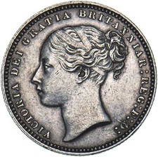 1868 Shilling (Die no. 36) -